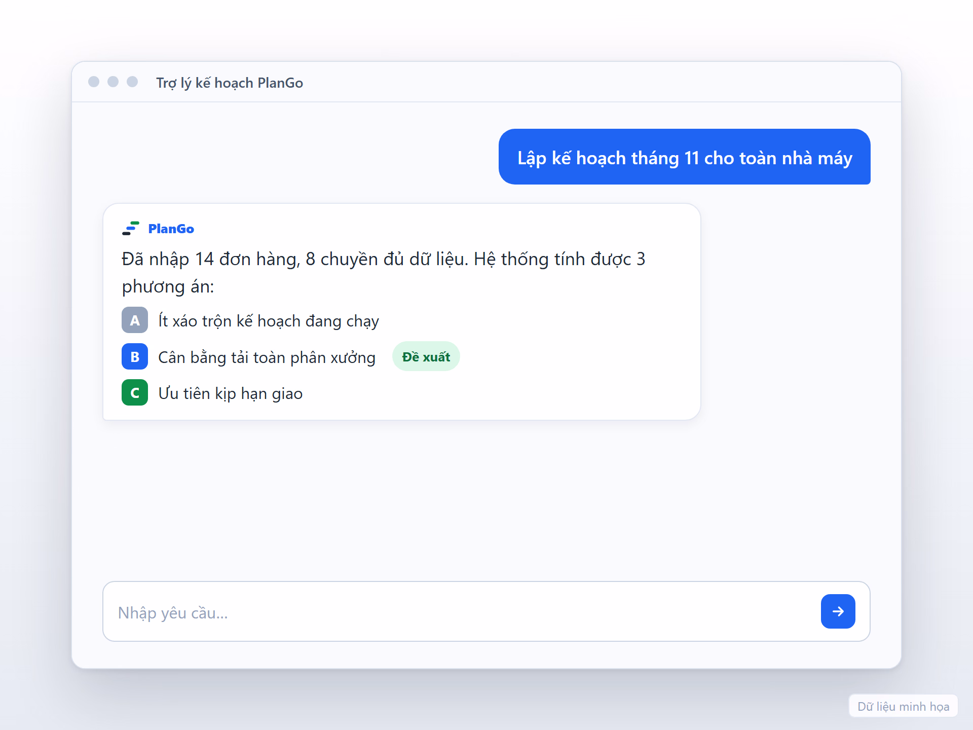 Bước 1: Nhập đơn hàng từ Excel — giao diện minh họa